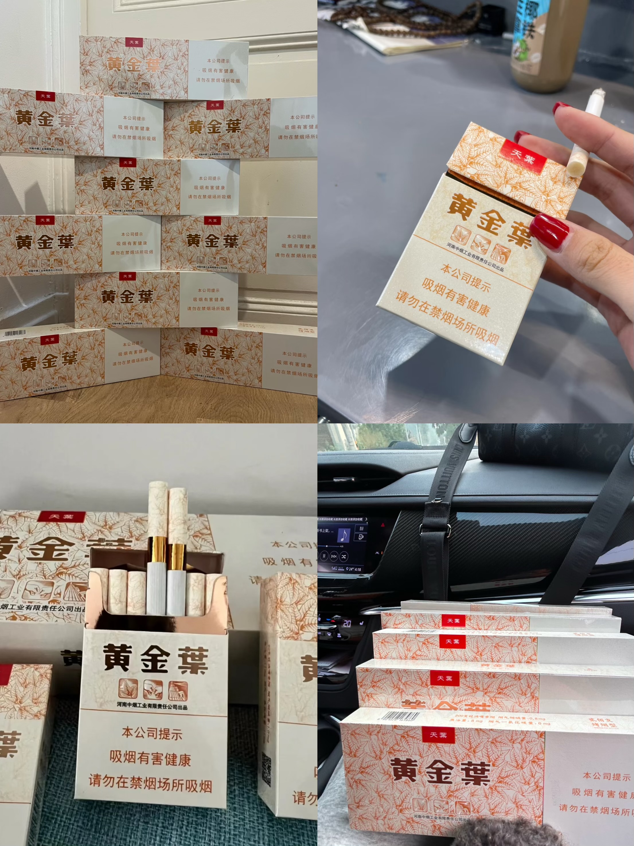 黄金叶细天叶380/条（高端）